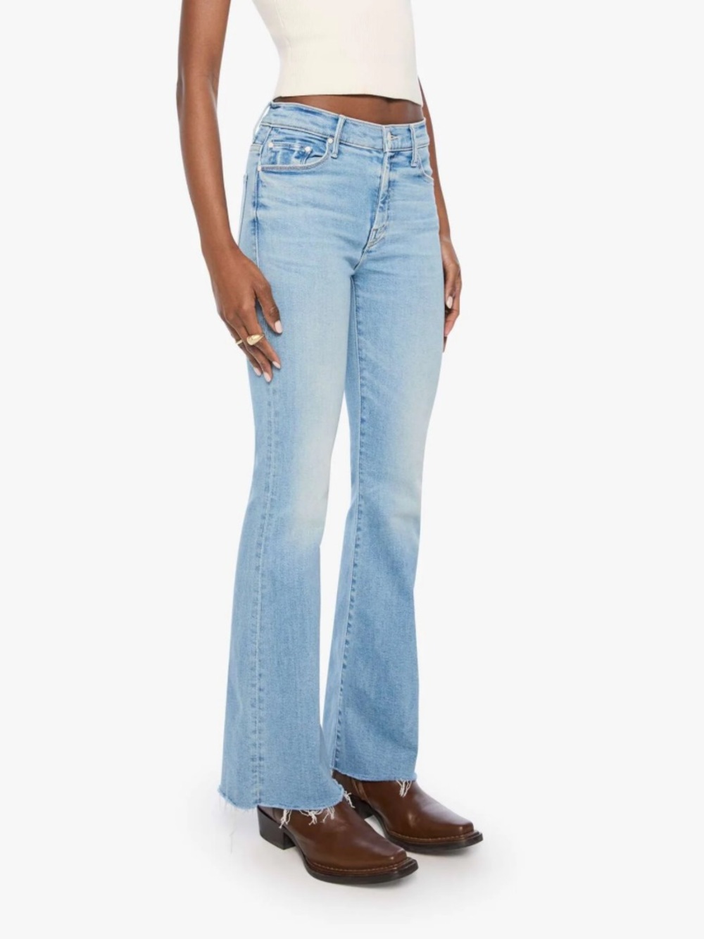 MOTHER The Weekender Fray jeans